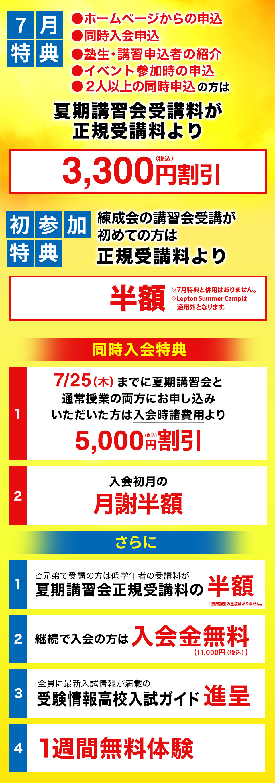 7月特典