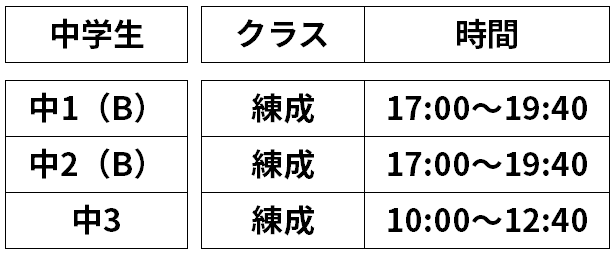 ひじり野スクール_中学生