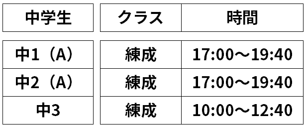 神居スクール_中学生