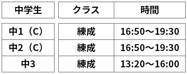 七飯スクール_中学生