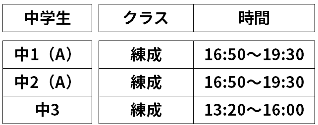 巴スクール_中学生