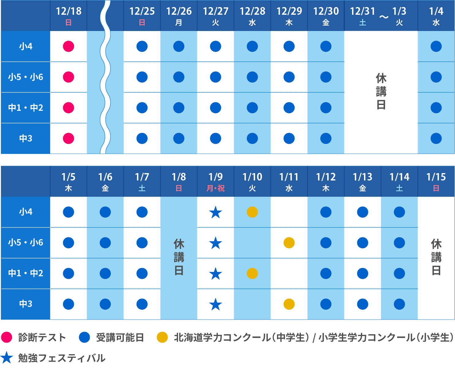 申込むなら今！12/25（日）開講『冬期講習会（個別指導）』申込受付スタート