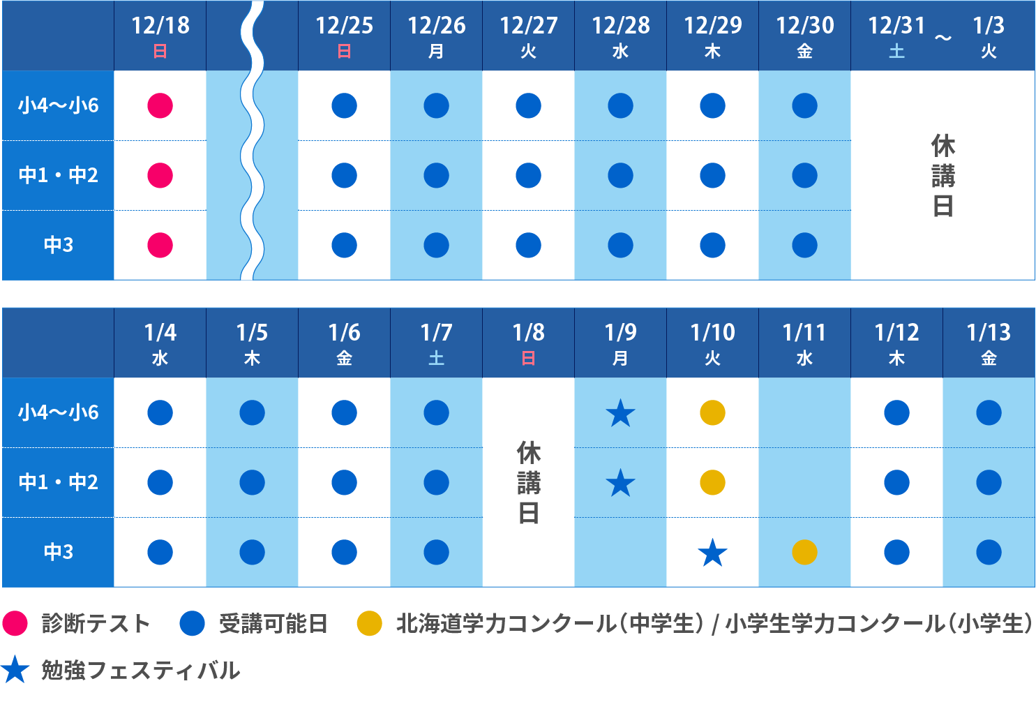 申込むなら今！12/25（日）開講『冬期講習会（個別指導）』申込受付スタート