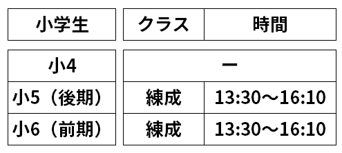 昭和中央スクール_小学生