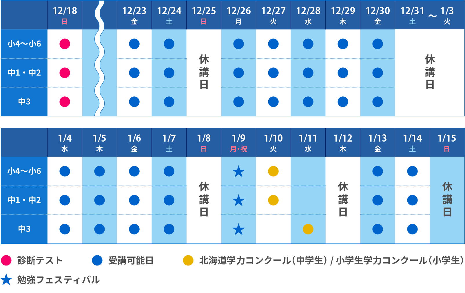 申込むなら今！12/23（金）開講『冬期講習会（個別指導）』申込受付スタート