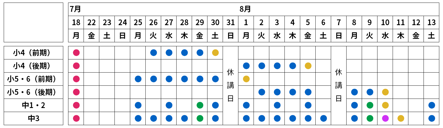 帯広_日程表