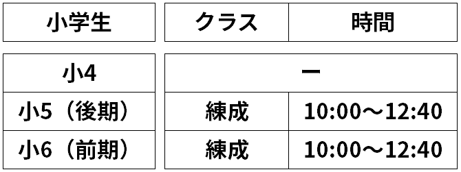 芽室スクール_小学生